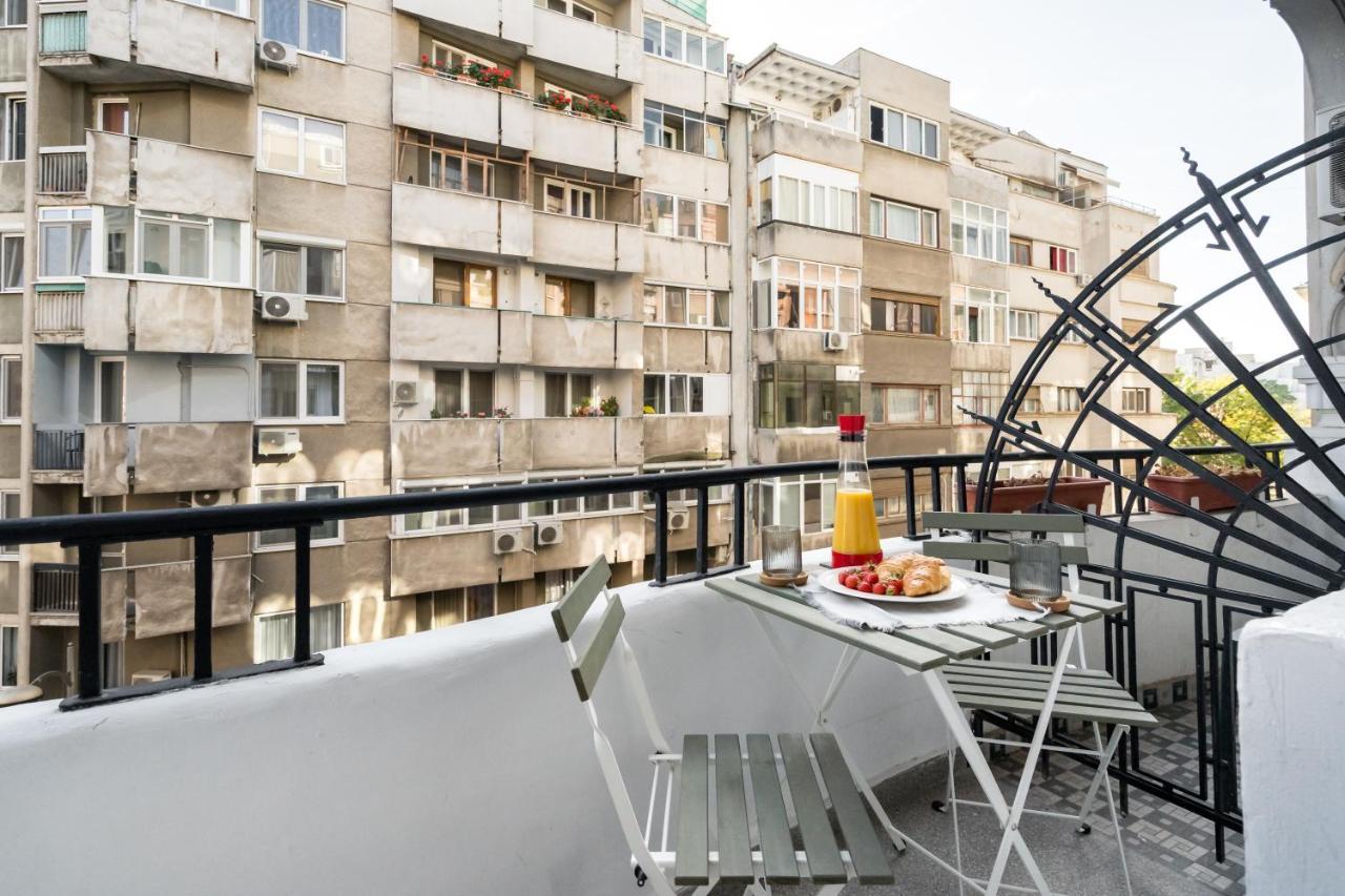 Cismigiu Serenity: 1Br Flat With Scenic Balcony Bukarest Exterior foto
